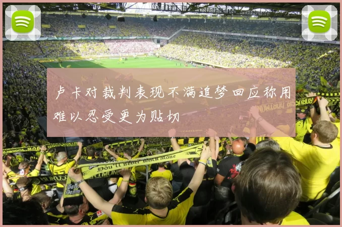 卢卡对裁判表现不满追梦回应称用难以忍受更为贴切
